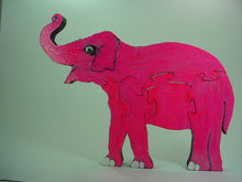 Load image into Gallery viewer, Puzzle Elmer the Elephant